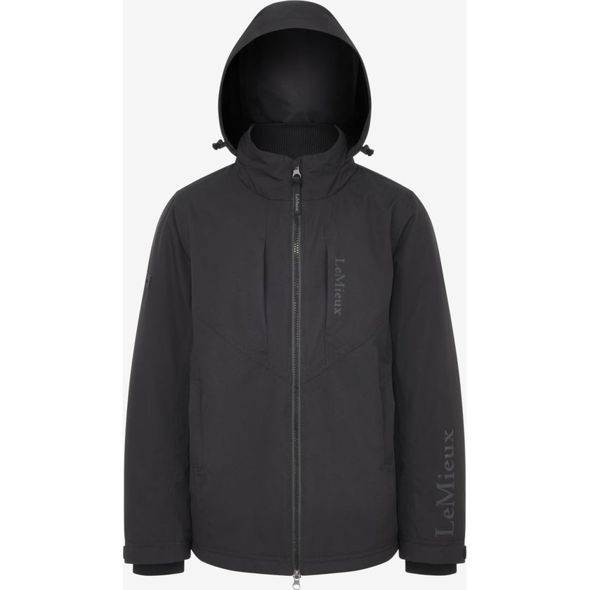 LeMieux Chaqueta Young Rider Team Waterproof Niños Negro