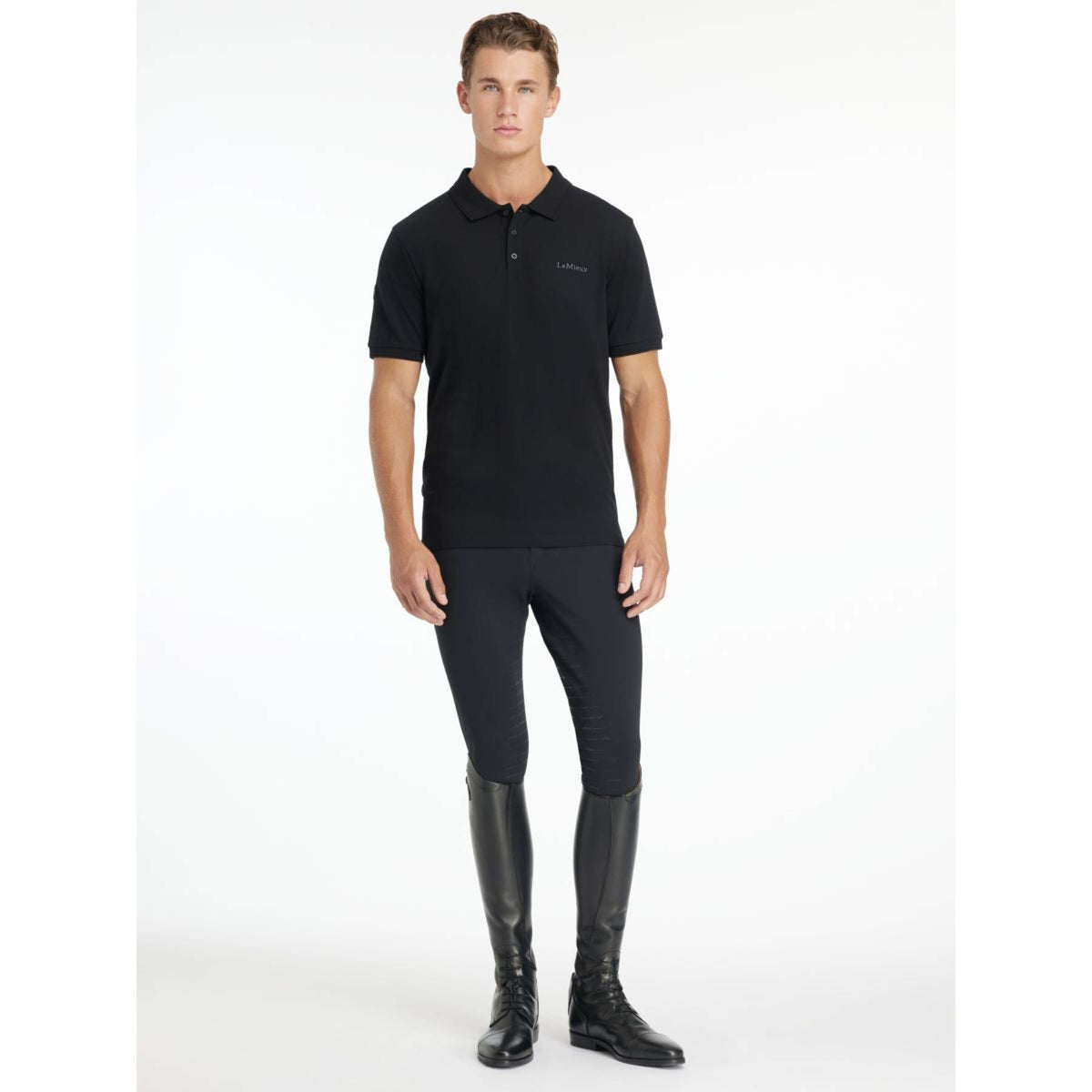 LeMieux Polo Classique Hombres Negro