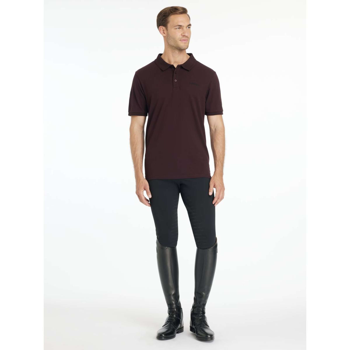 LeMieux Polo Classique Hombres Color ES: Ciruela
