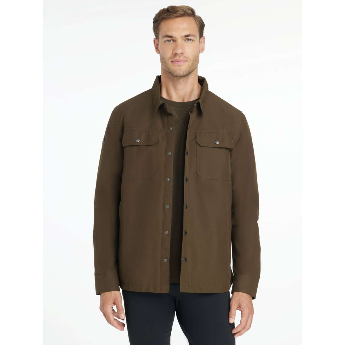 LeMieux Blusa Showerproof Shacket Hombres Alpine