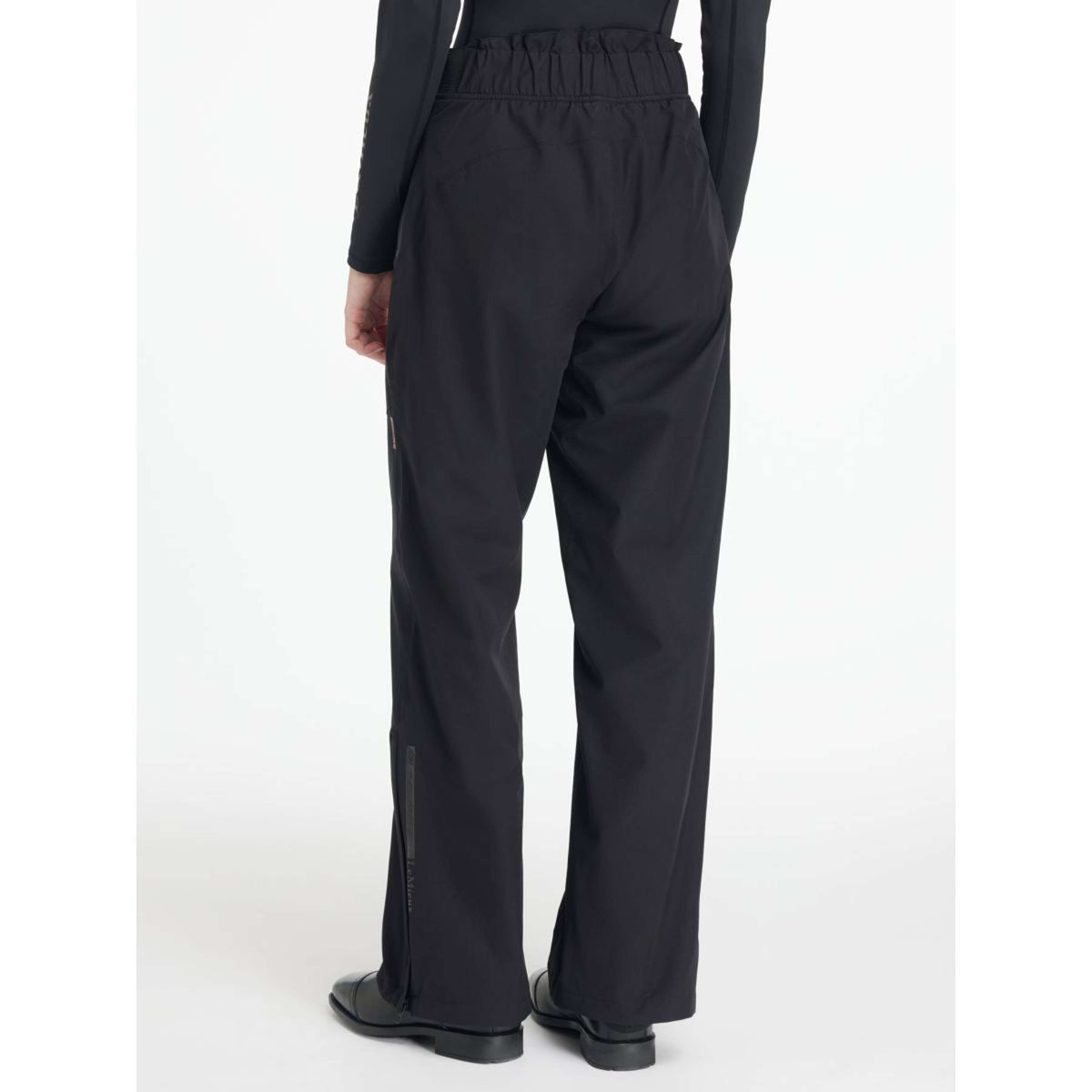 LeMieux Pantalón de Equitación Drytex Stormwear Impermeable Negro