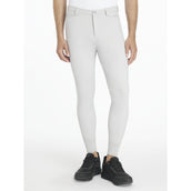 LeMieux Pantalón de Equitación Sports Knee Grip Hombres Gris claro