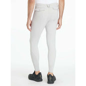 LeMieux Pantalón de Equitación Sports Knee Grip Hombres Gris claro