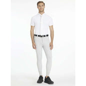LeMieux Pantalón de Equitación Sports Knee Grip Hombres Gris claro