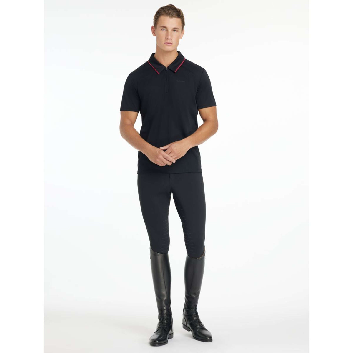 LeMieux Polo Performance Hombres Negro