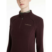 LeMieux Longsleeve Frances Fleece Color ES: Ciruela