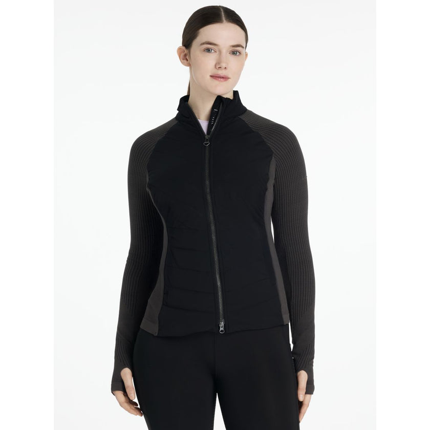 LeMieux Sudadera con capucha y cremallera Maddie Negro