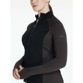 LeMieux Sudadera con capucha y cremallera Maddie Negro