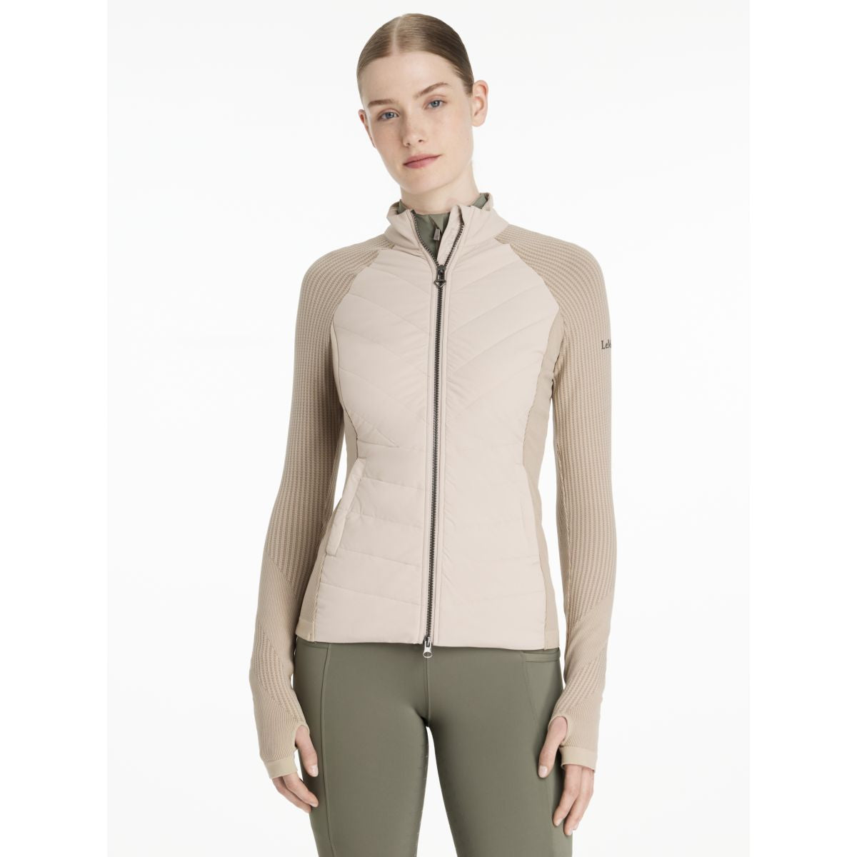 LeMieux Sudadera con capucha y cremallera Maddie Piedra