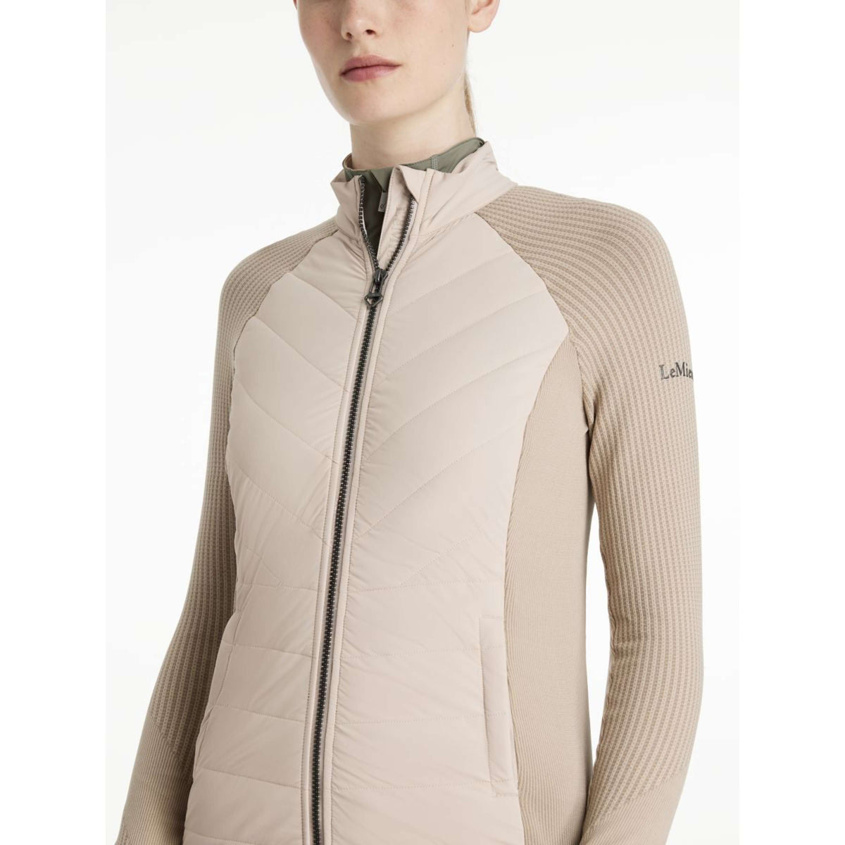 LeMieux Sudadera con capucha y cremallera Maddie Piedra