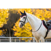 LeMieux Bonete para Orejas Classic Navy/Cranberry