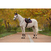 LeMieux Mantilla Loire Classic saltando Navy/Cranberry