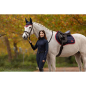 LeMieux Mantilla Loire Classic saltando Navy/Cranberry