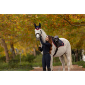 LeMieux Mantilla Loire Classic saltando Navy/Cranberry