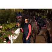 LeMieux Mantilla Loire Classic Doma clásica Navy/Cranberry