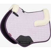 LeMieux Mantilla Merino Suede saltando Lilac
