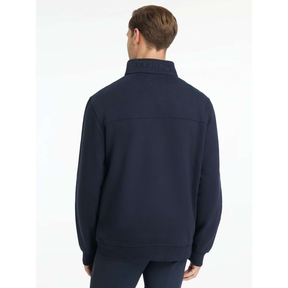 LeMieux Sweater Quarter Neck Hombres Navy
