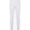 LeMieux Pantalón de Equitación Sports Full Grip Hombres Blanco