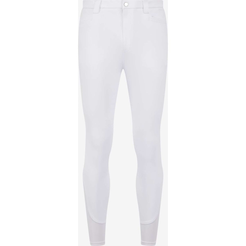 LeMieux Pantalón de Equitación Sports Full Grip Hombres Blanco