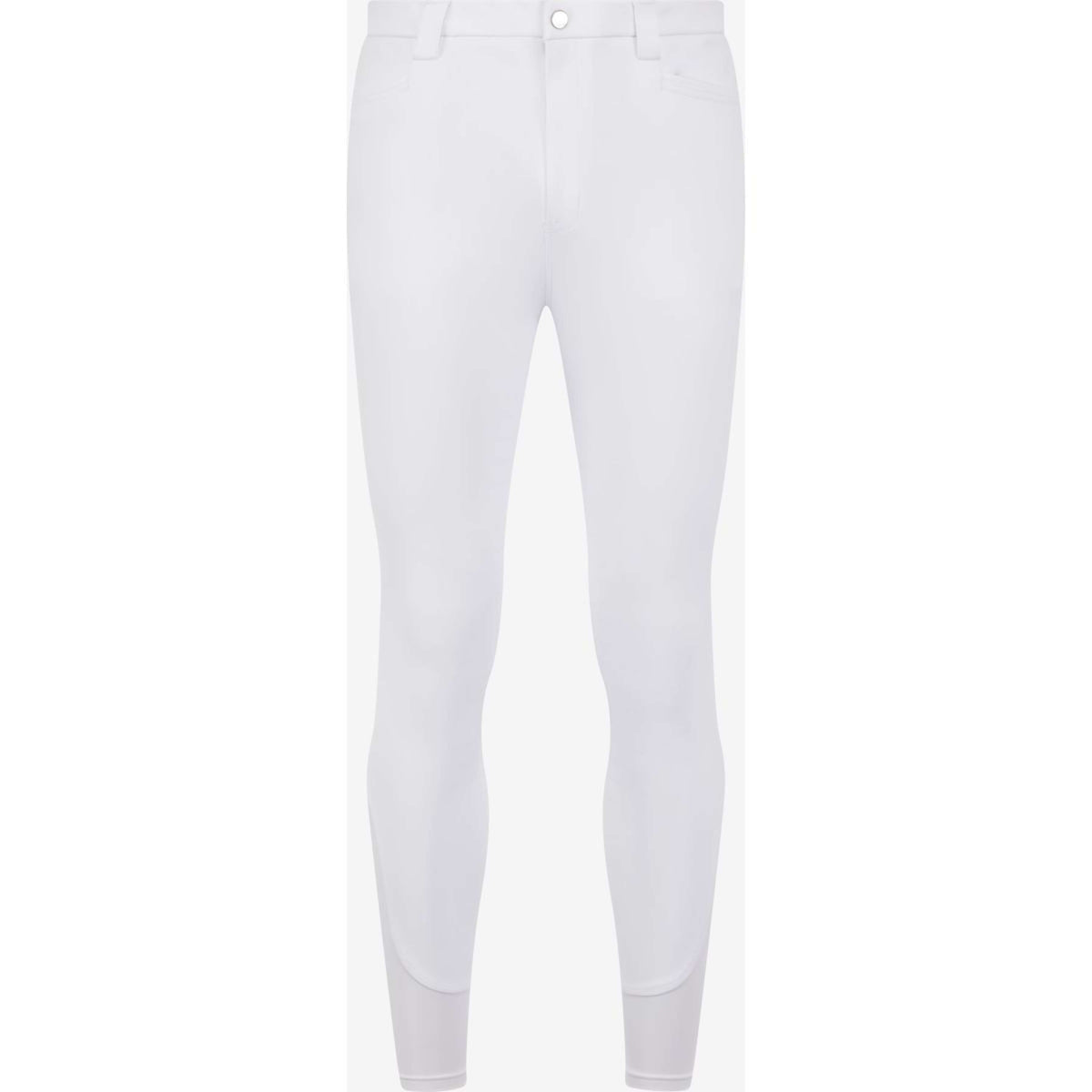 LeMieux Pantalón de Equitación Sports Full Grip Hombres Blanco
