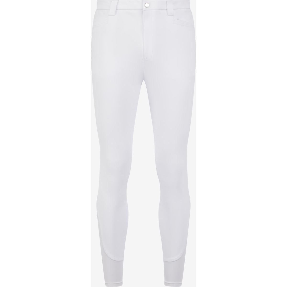 LeMieux Pantalón de Equitación Sports Full Grip Hombres Blanco