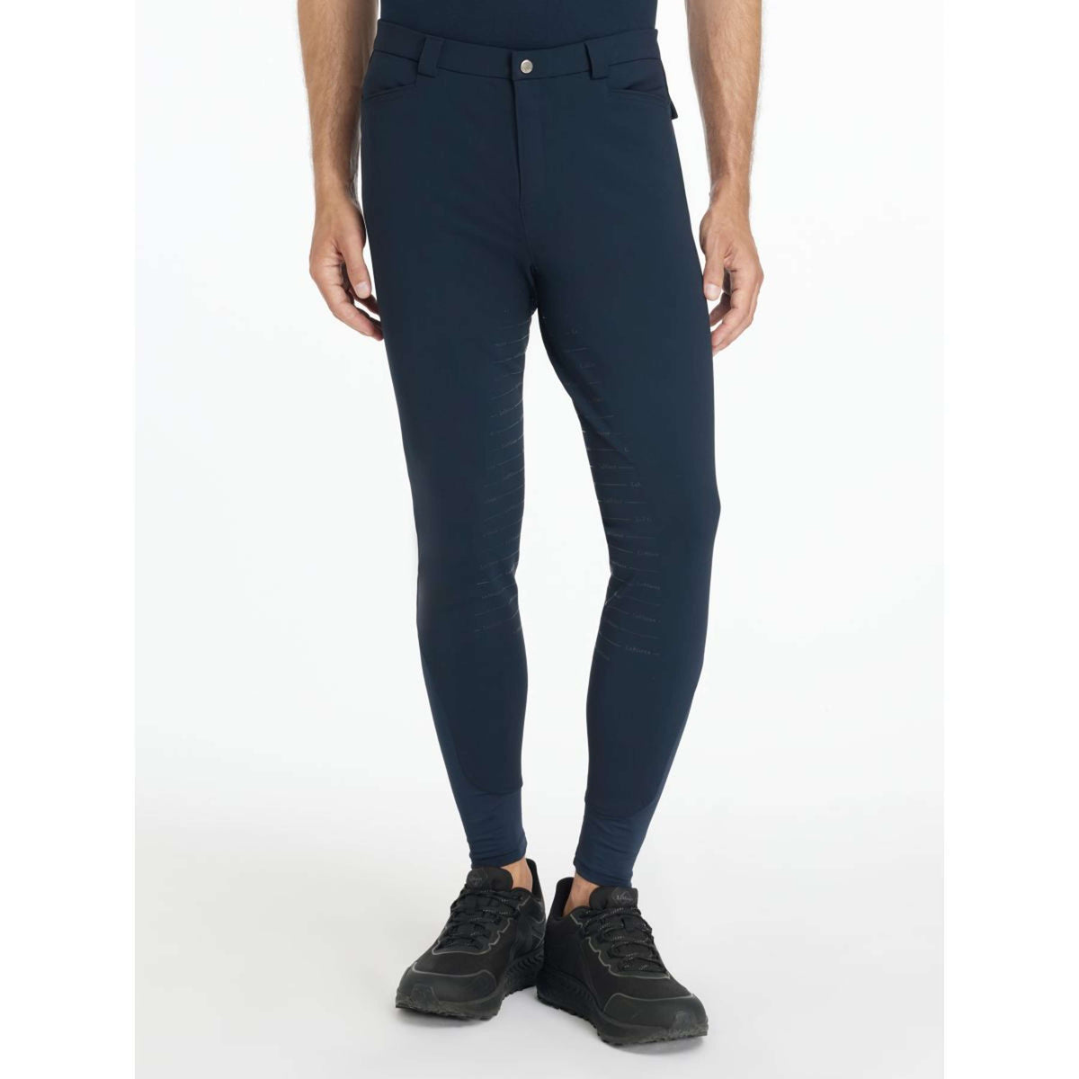 LeMieux Pantalón de Equitación Sports Full Grip Hombres Navy