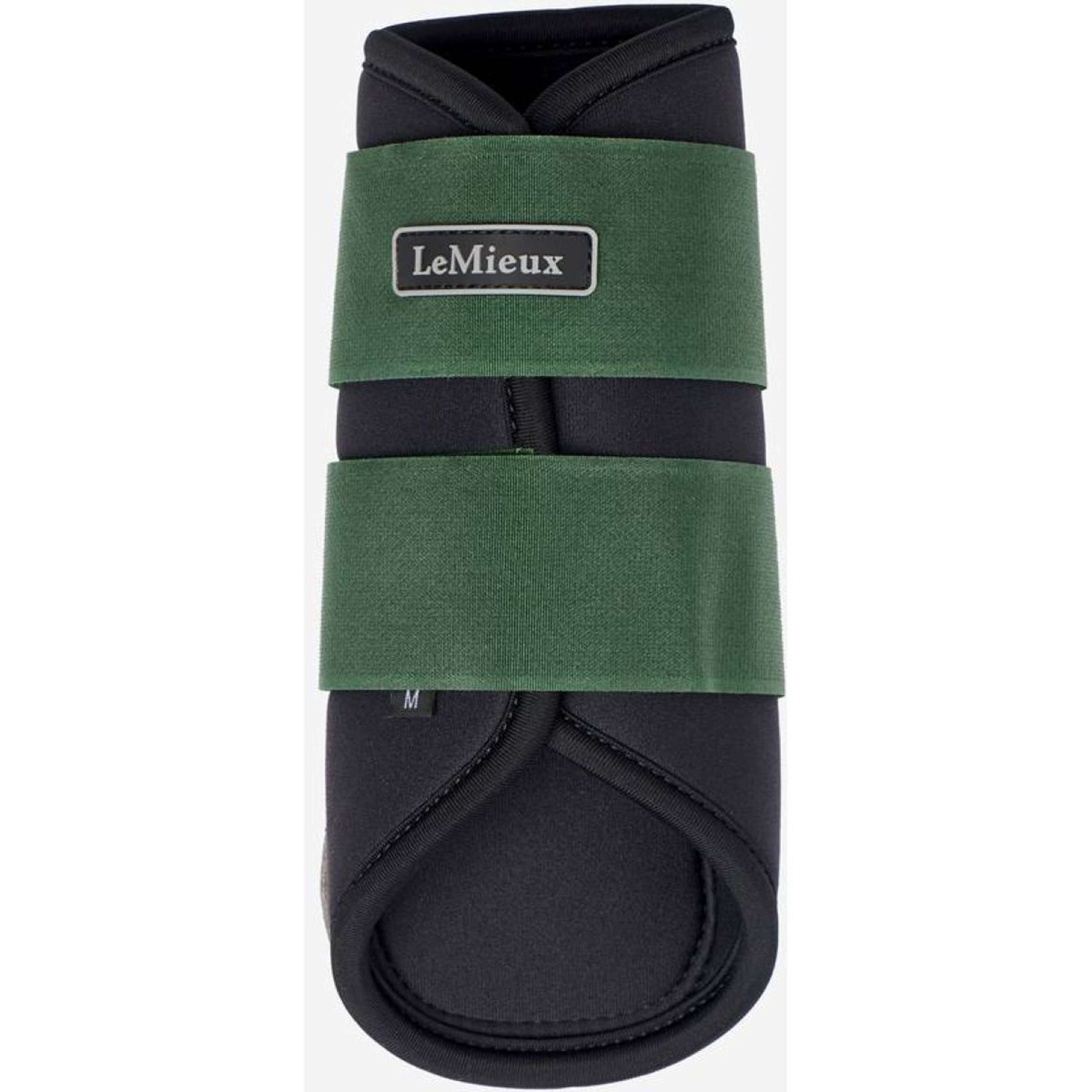LeMieux Protectores de piernas Grafter Brushing Verde cazador LeMieux Protectores de piernas Grafter Brushing Verde cazador