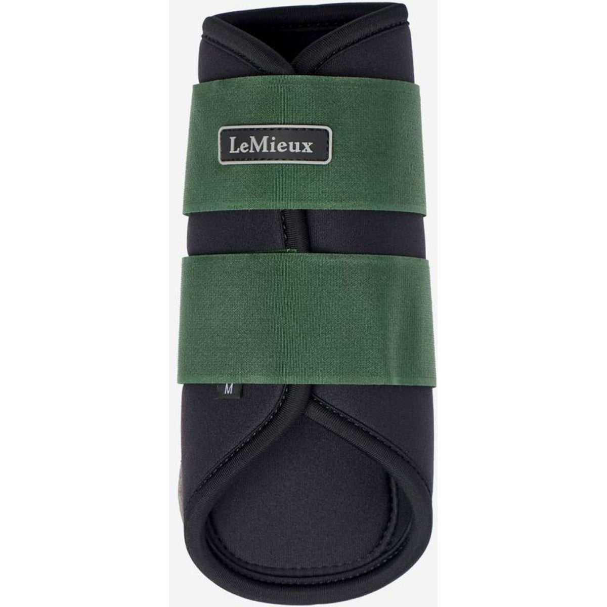 LeMieux Protectores de piernas Grafter Brushing Verde cazador