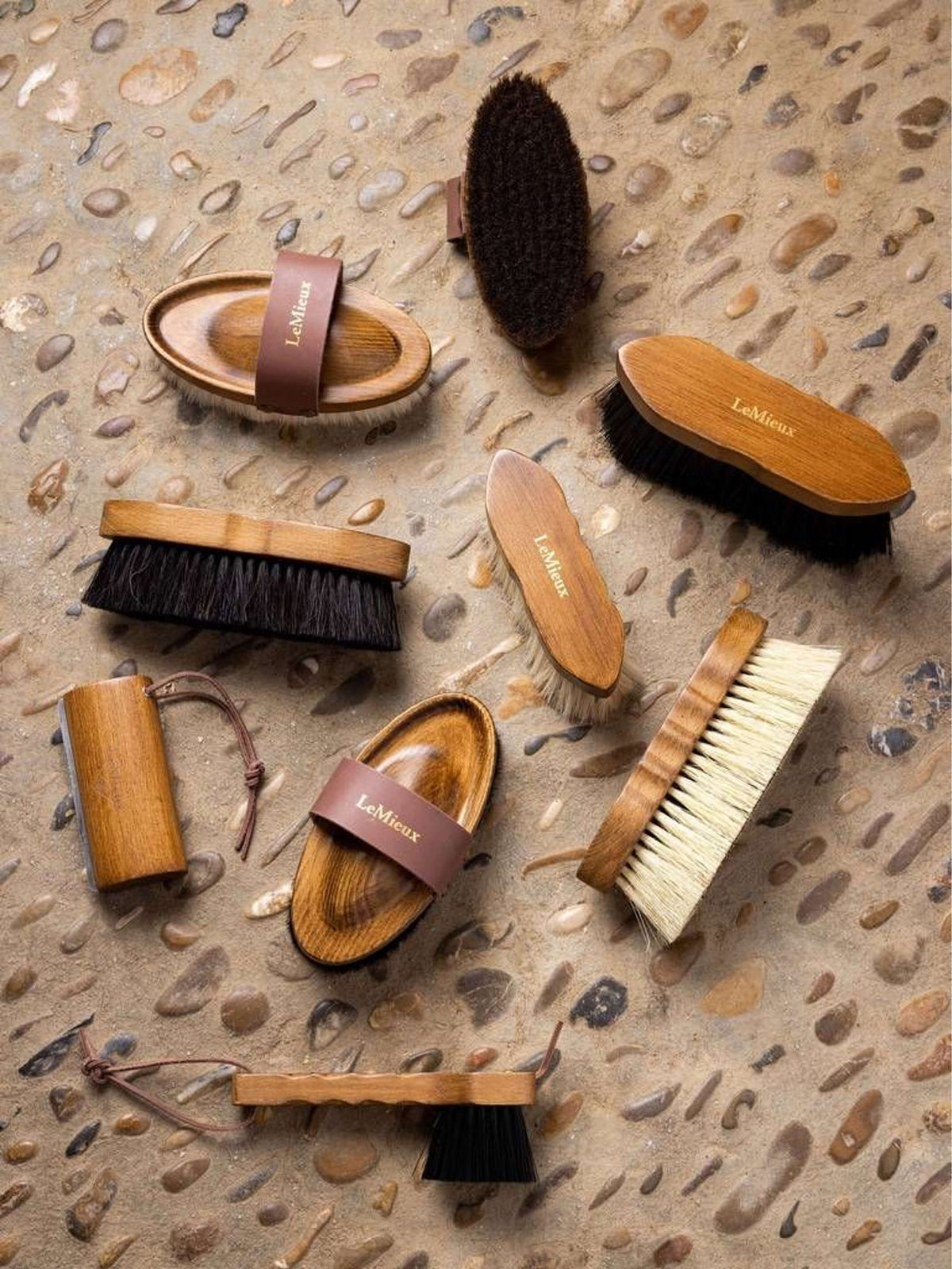 LeMieux Cepillos Artisan Lana de cordero Marron