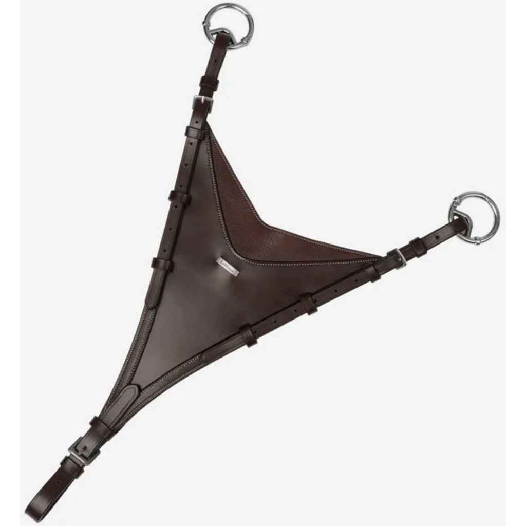 LeMieux Pechera Martingala Kudos Marron/Plata/Gris