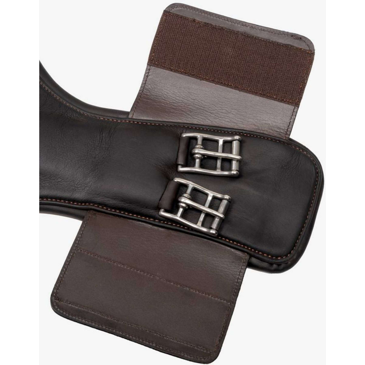 LeMieux Cincha de Salto Magnet Anatómicamente largo Marron