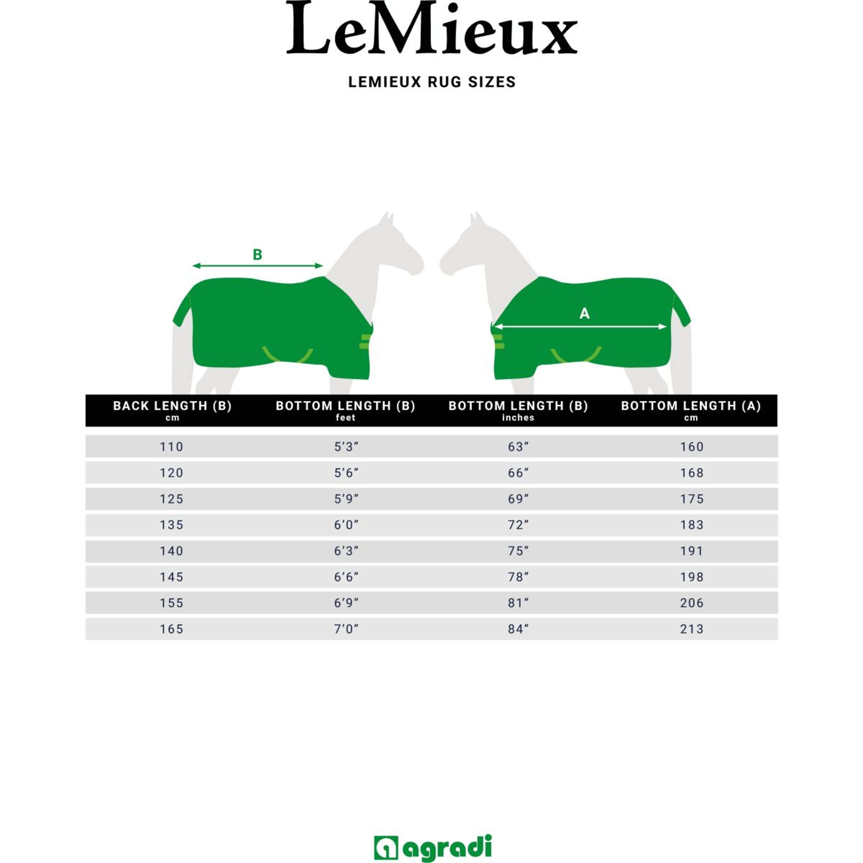 LeMieux Alfombra Kudos Turnout 100g Navy