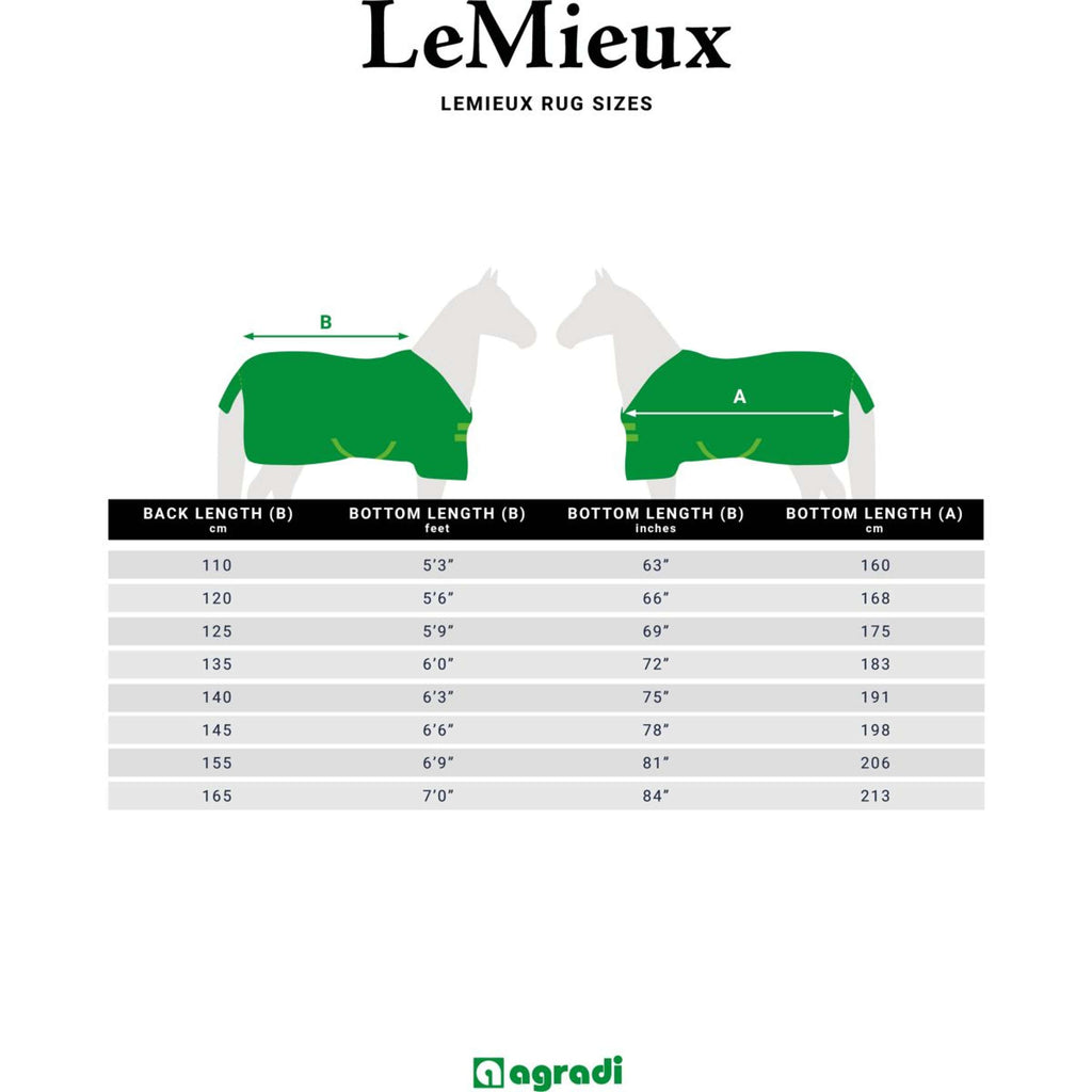 LeMieux Alfombra Kudos Turnout 100g Navy