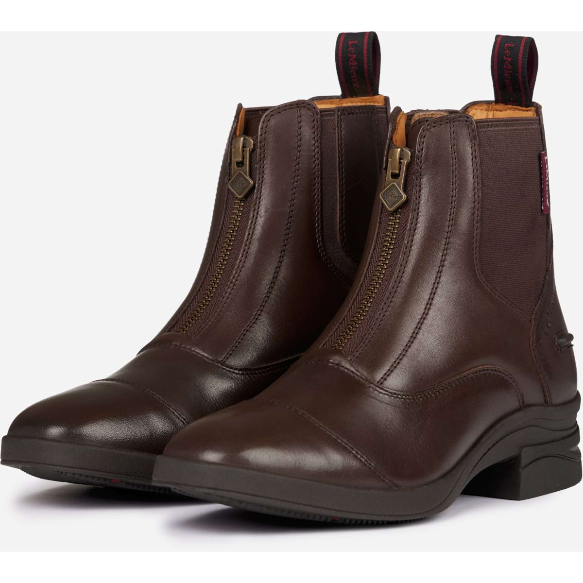 LeMieux Botines Junior Zip Marron