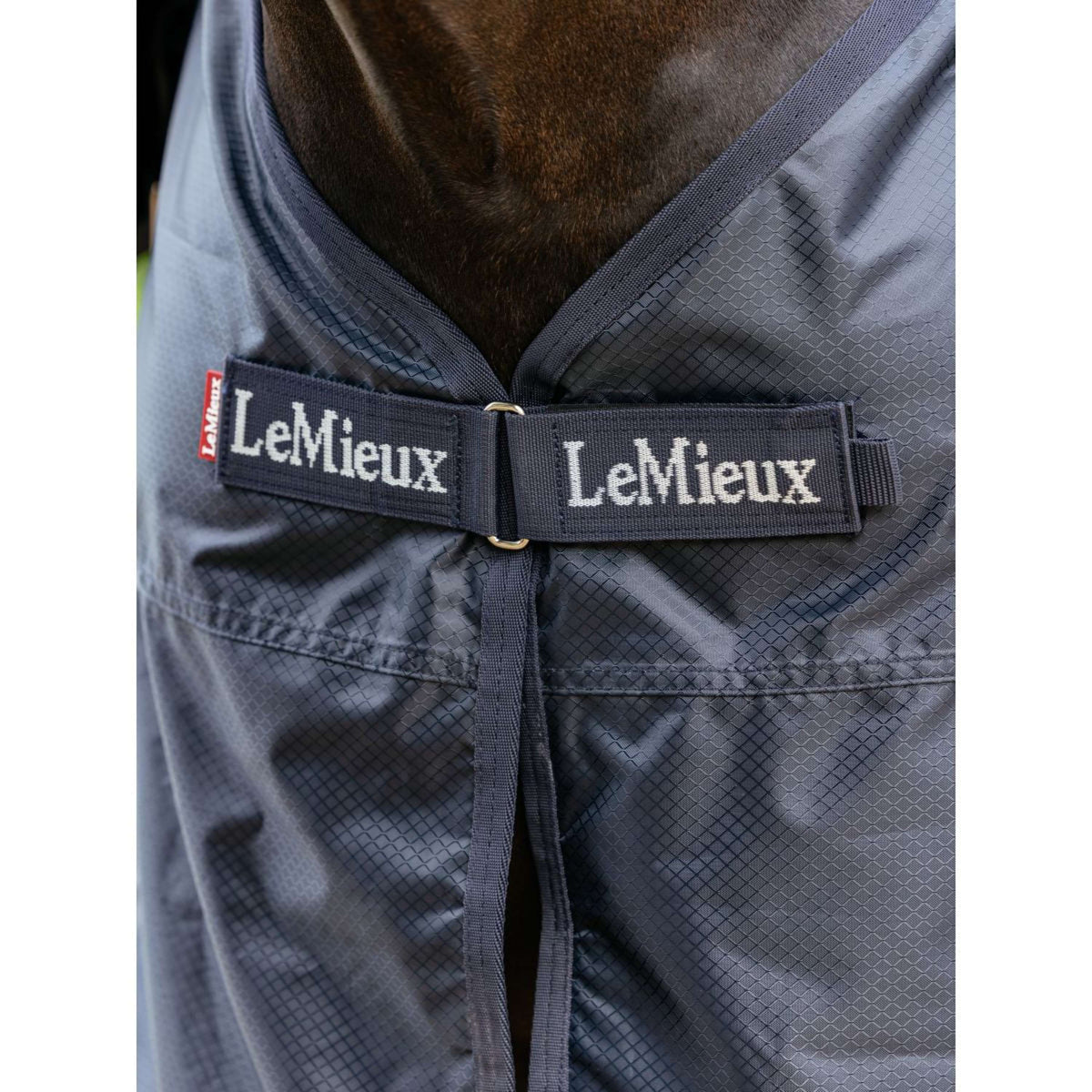 LeMieux Manta de ejercicio Rain Navy