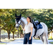 LeMieux Mantilla Puissance Suede Close Contact Navy