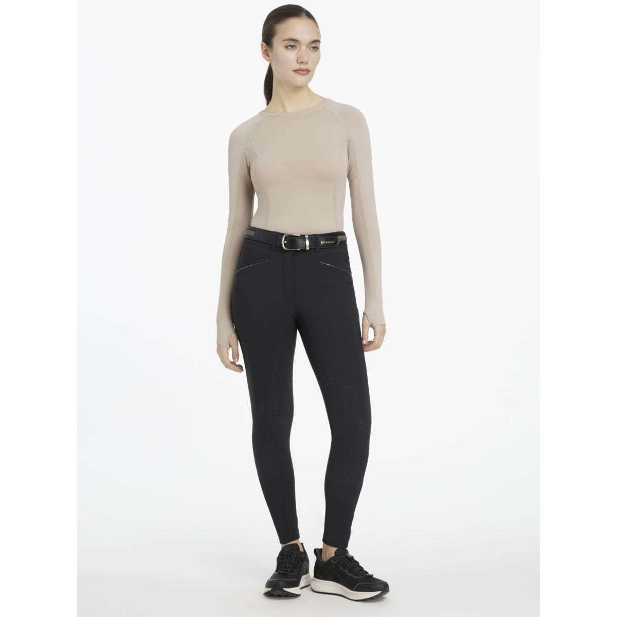 LeMieux Pantalón de Equitación Freya Pro Negro