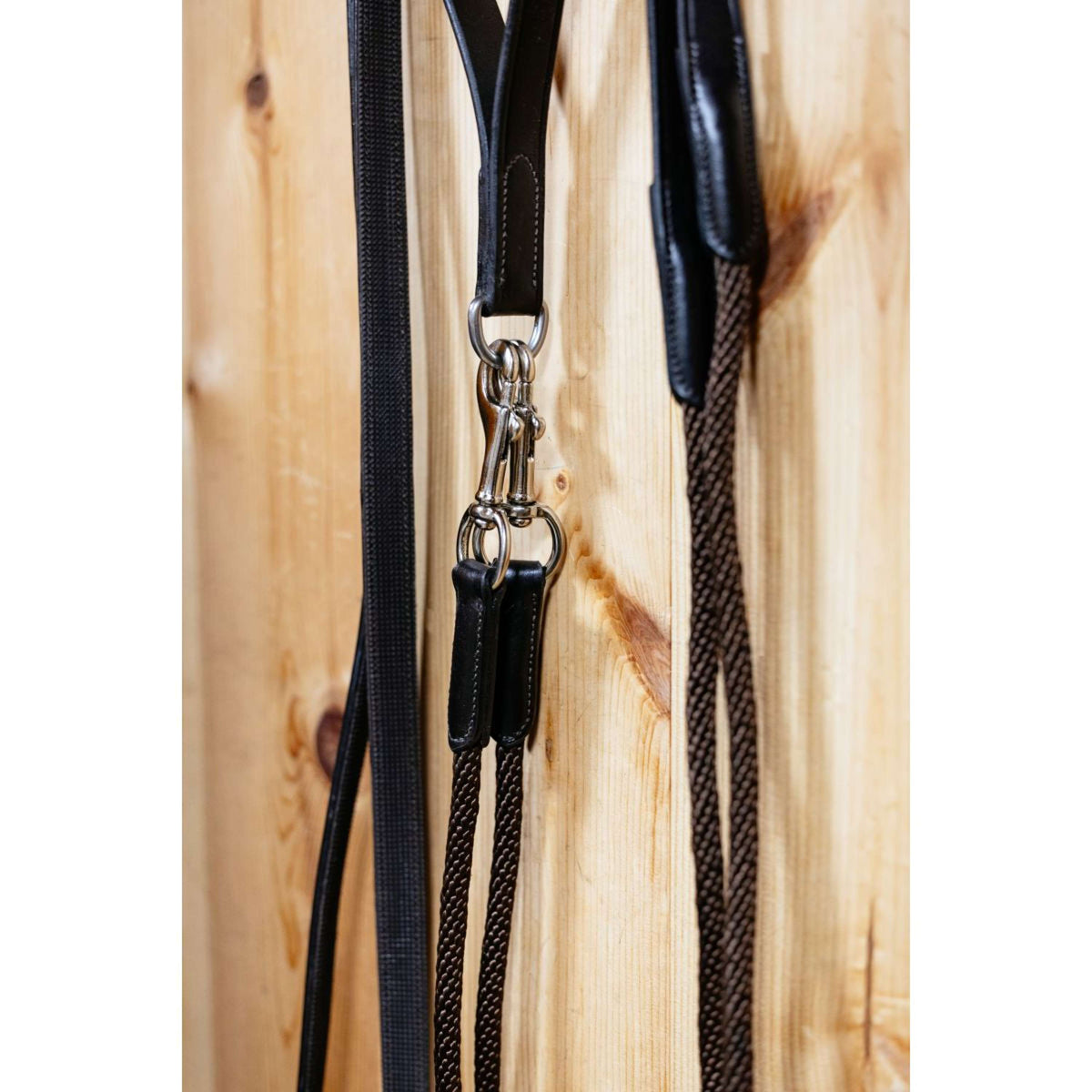 LeMieux Riendas Laterales Leather Marron