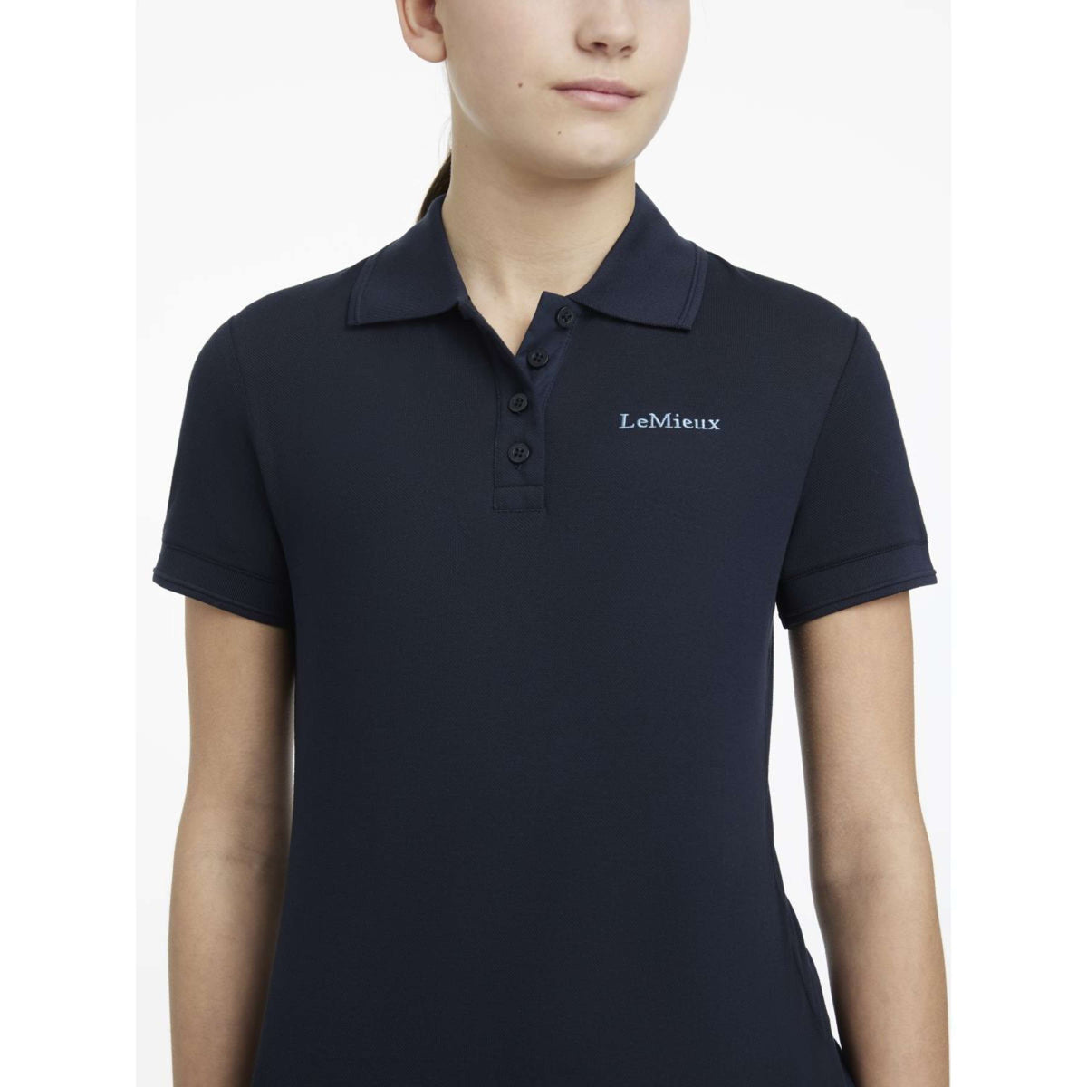LeMieux Polo Young Rider Classique Navy
