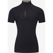 LeMieux Baselayer Young Rider Classique Mangas Cortas Negro