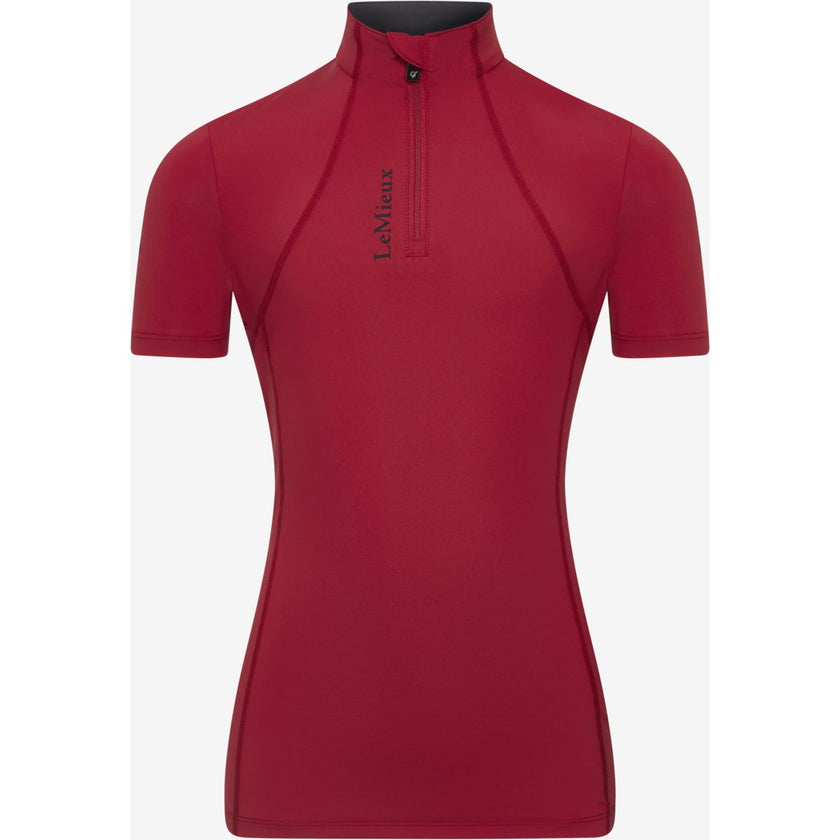 LeMieux Baselayer Young Rider Classique Mangas Cortas Chilli