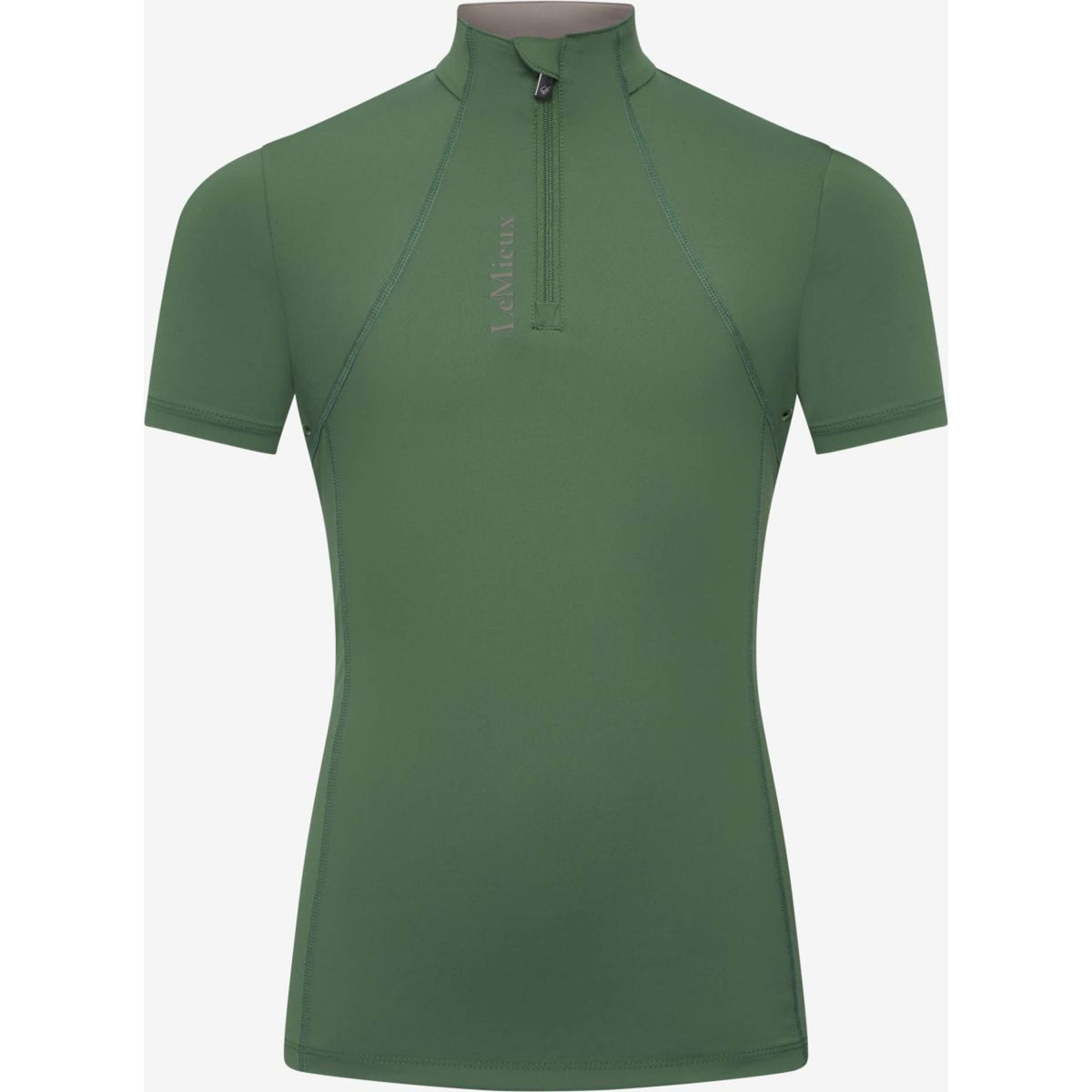 LeMieux Baselayer Young Rider Classique Mangas Cortas Hunter Green