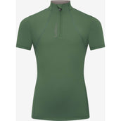 LeMieux Baselayer Young Rider Classique Mangas Cortas Hunter Green