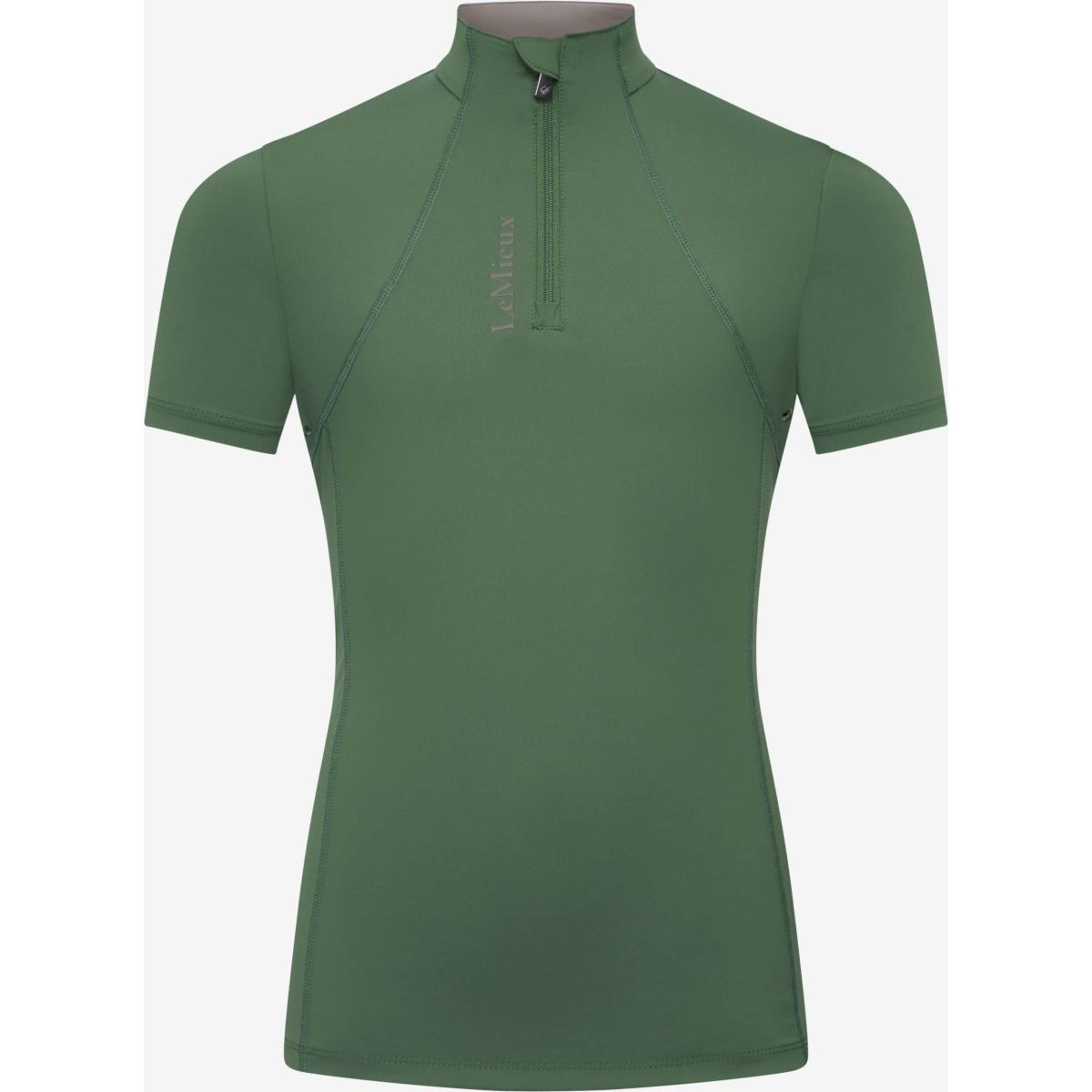 LeMieux Baselayer Young Rider Classique Mangas Cortas Hunter Green