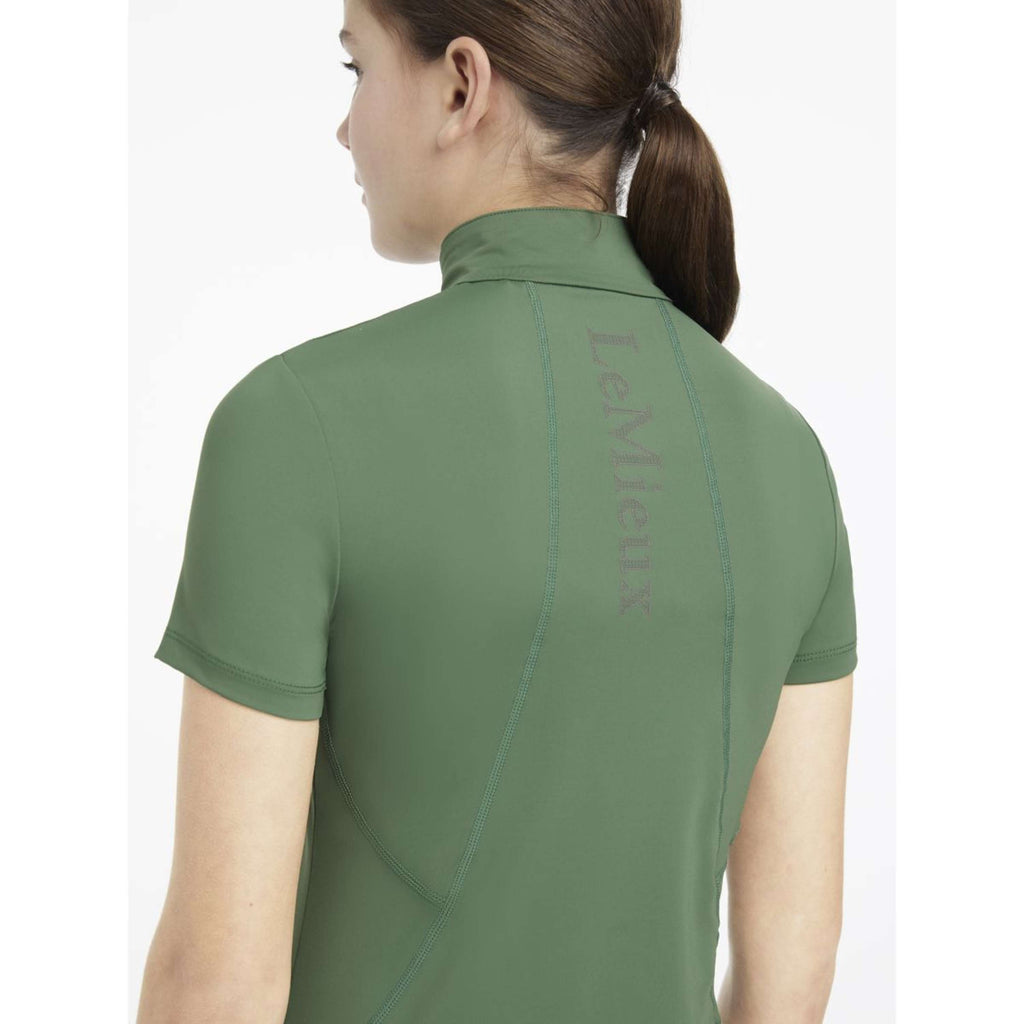 LeMieux Baselayer Young Rider Classique Mangas Cortas Hunter Green