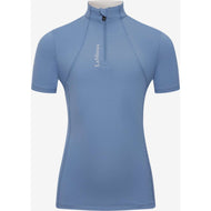 LeMieux Baselayer Young Rider Classique Mangas Cortas Ice Blue