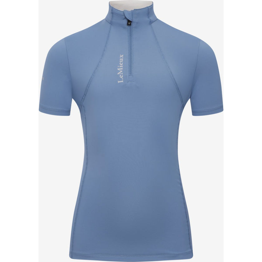 LeMieux Baselayer Young Rider Classique Mangas Cortas Ice Blue LeMieux Baselayer Young Rider Classique Mangas Cortas Ice Blue