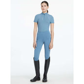 LeMieux Baselayer Young Rider Classique Mangas Cortas Ice Blue