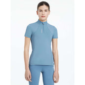 LeMieux Baselayer Young Rider Classique Mangas Cortas Ice Blue