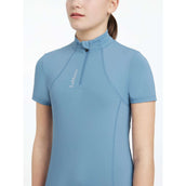 LeMieux Baselayer Young Rider Classique Mangas Cortas Ice Blue